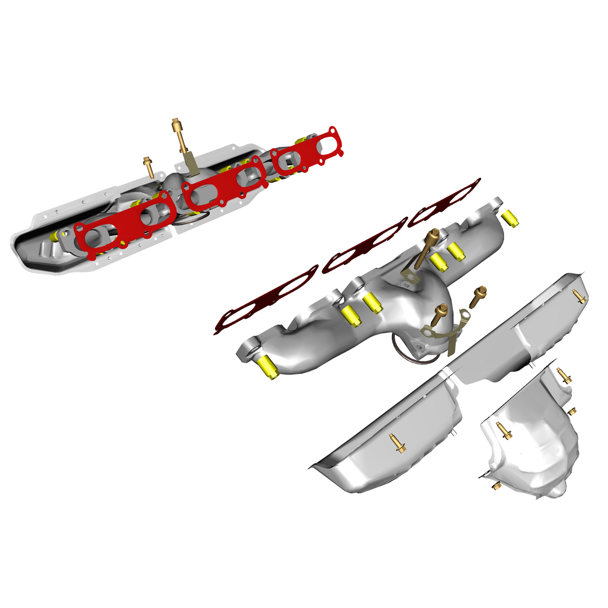 car: DBR22,item_no: nan,quantity: 24,reference: DBR22_PartsCatalogue-032103-20 Exhaust Manifolds