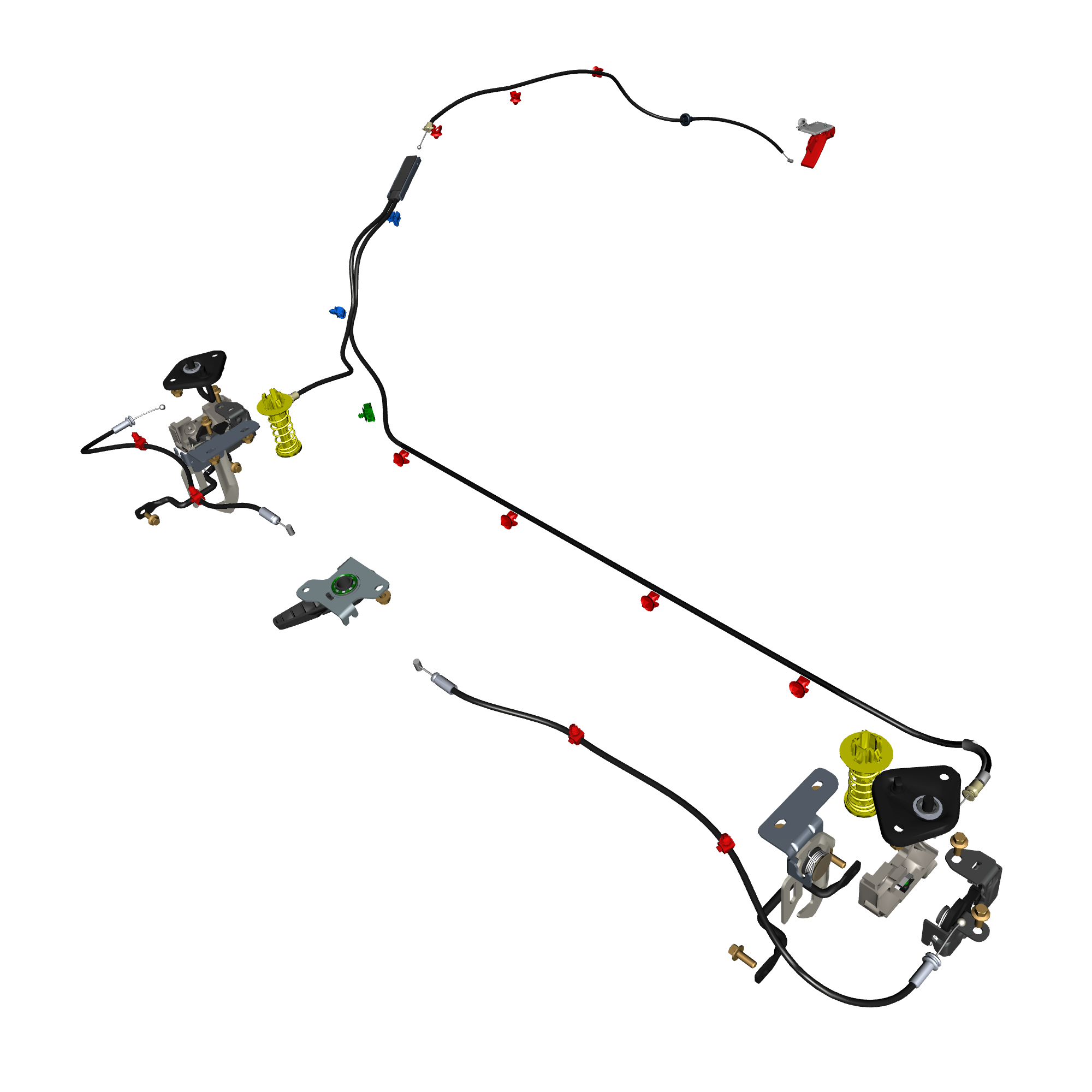 car: DBX,item_no: nan,quantity: 2,reference: DBX_PartsCatalogue-310904 Bonnet Latch System