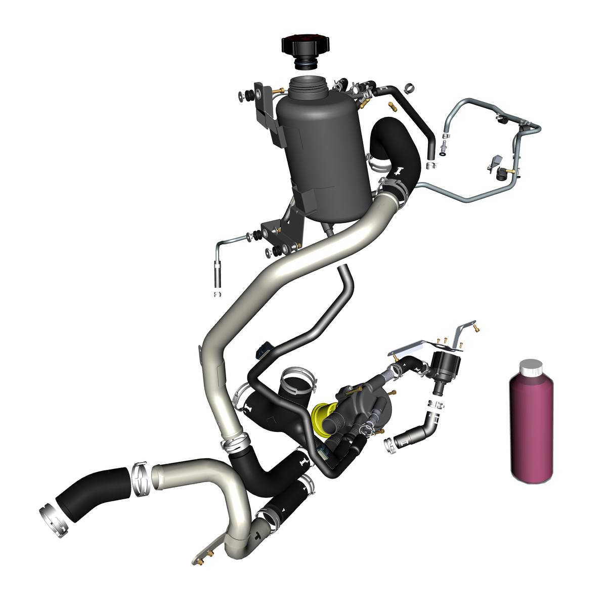 car: VALKYRIE,item_no: nan,quantity: 1,reference: VALKYRIE_PartsCatalogue-030304-00 Reservoir and Hoses
