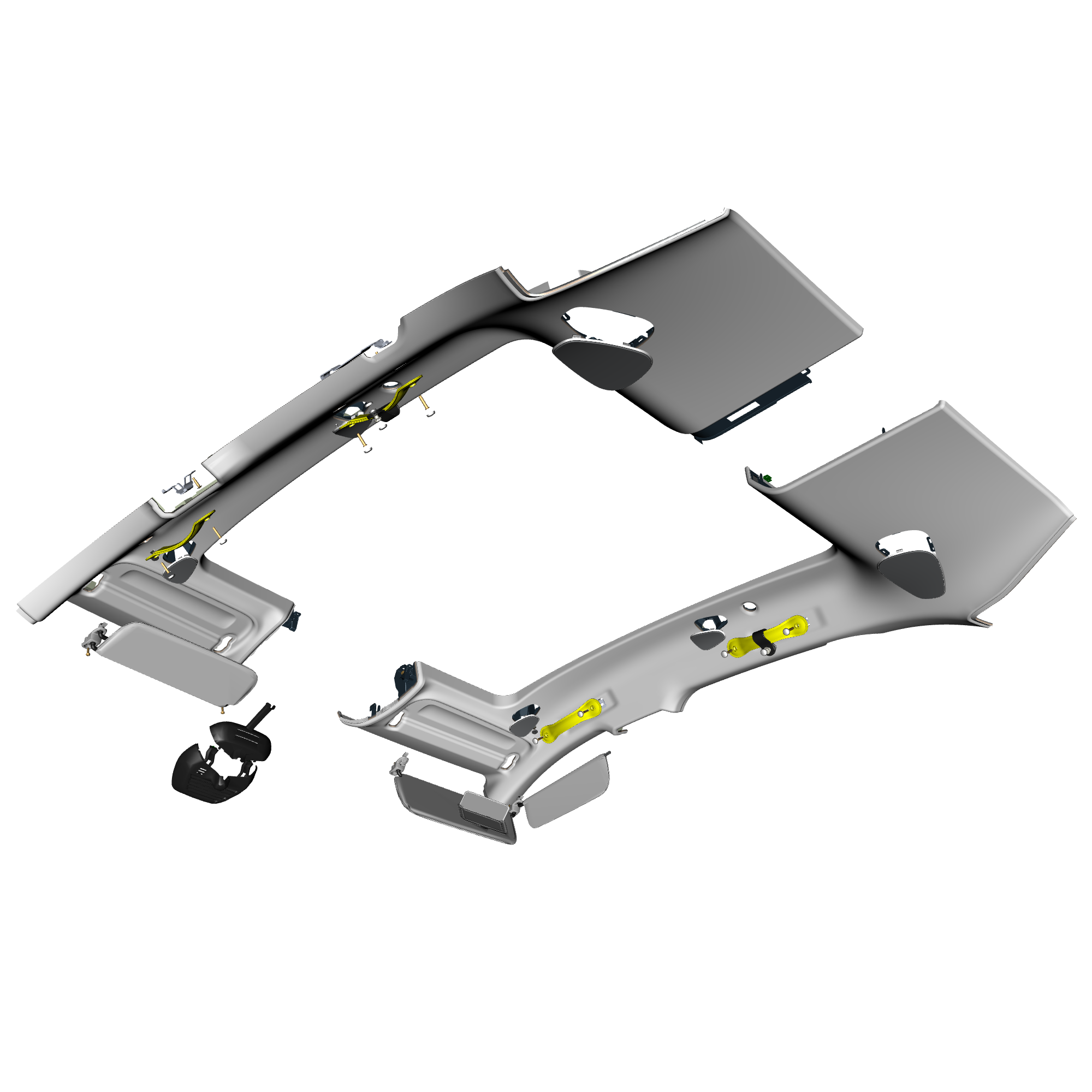 car:DBX,item_no:,quantity:4.0,reference:DBX_PartsCatalogue-300403 Headliner Assembly