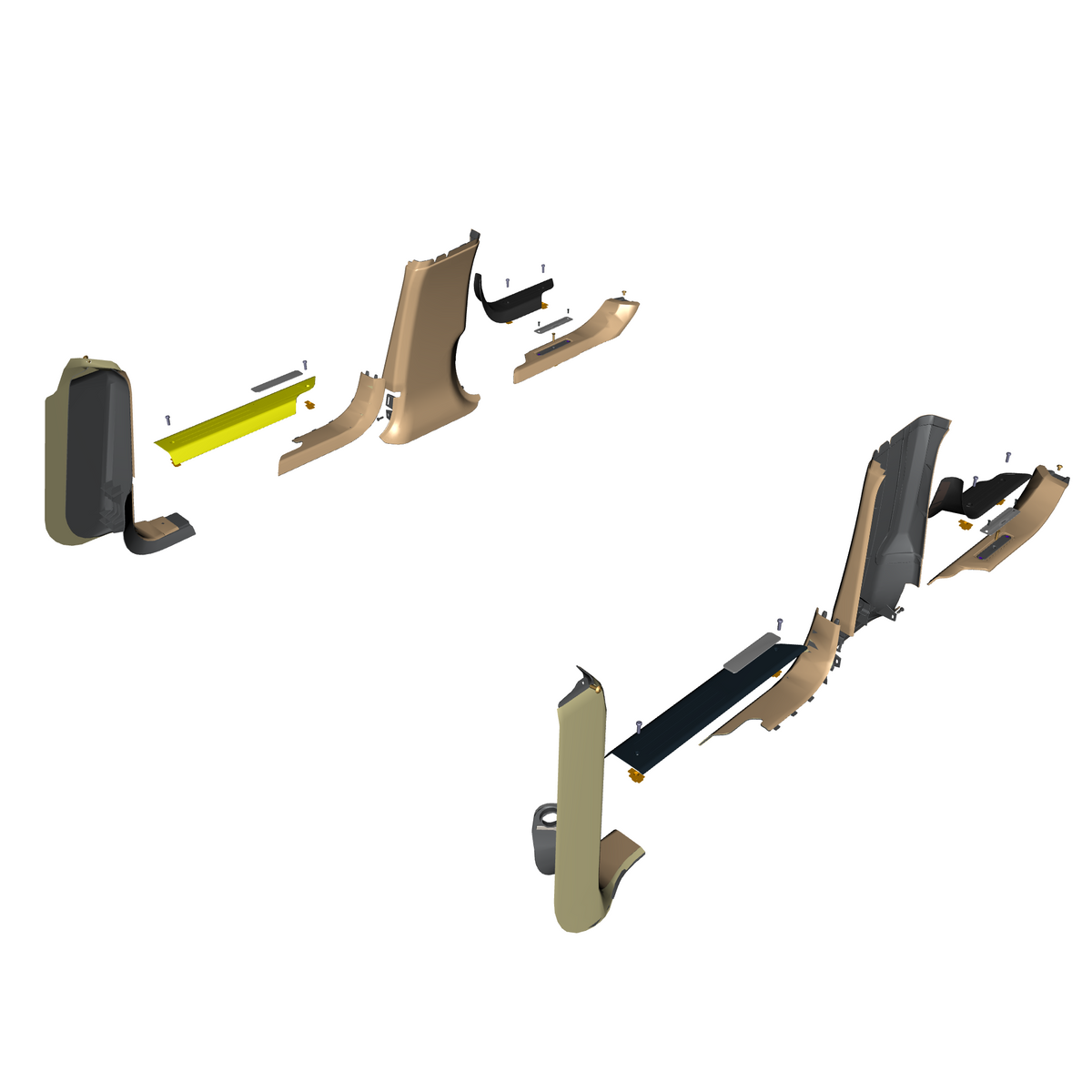 car:taraf,item_no:,quantity:1,reference:taraf_partscatalogue-010510-01 lower pillar & sill trim
