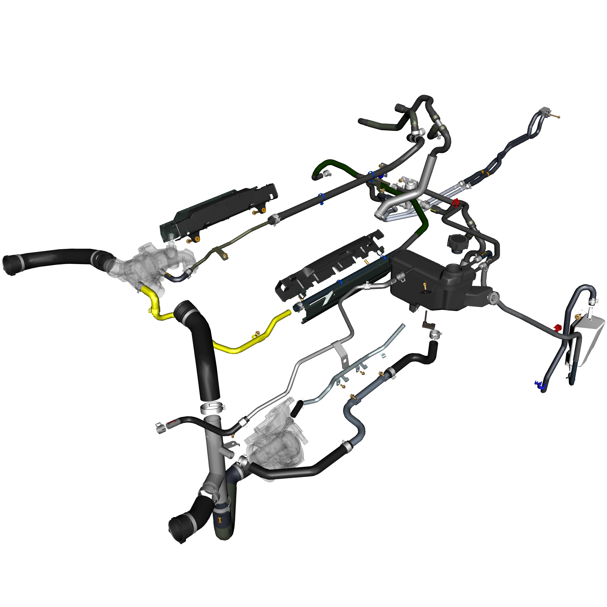 car: TARAF,item_no: nan,quantity: 1,reference: TARAF_PartsCatalogue-030300-01 Coolant Hoses & Reservoir