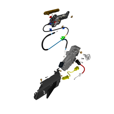 car: TARAF,item_no: nan,quantity: 2,reference: TARAF_PartsCatalogue-011404-02 Door Latch System Rear