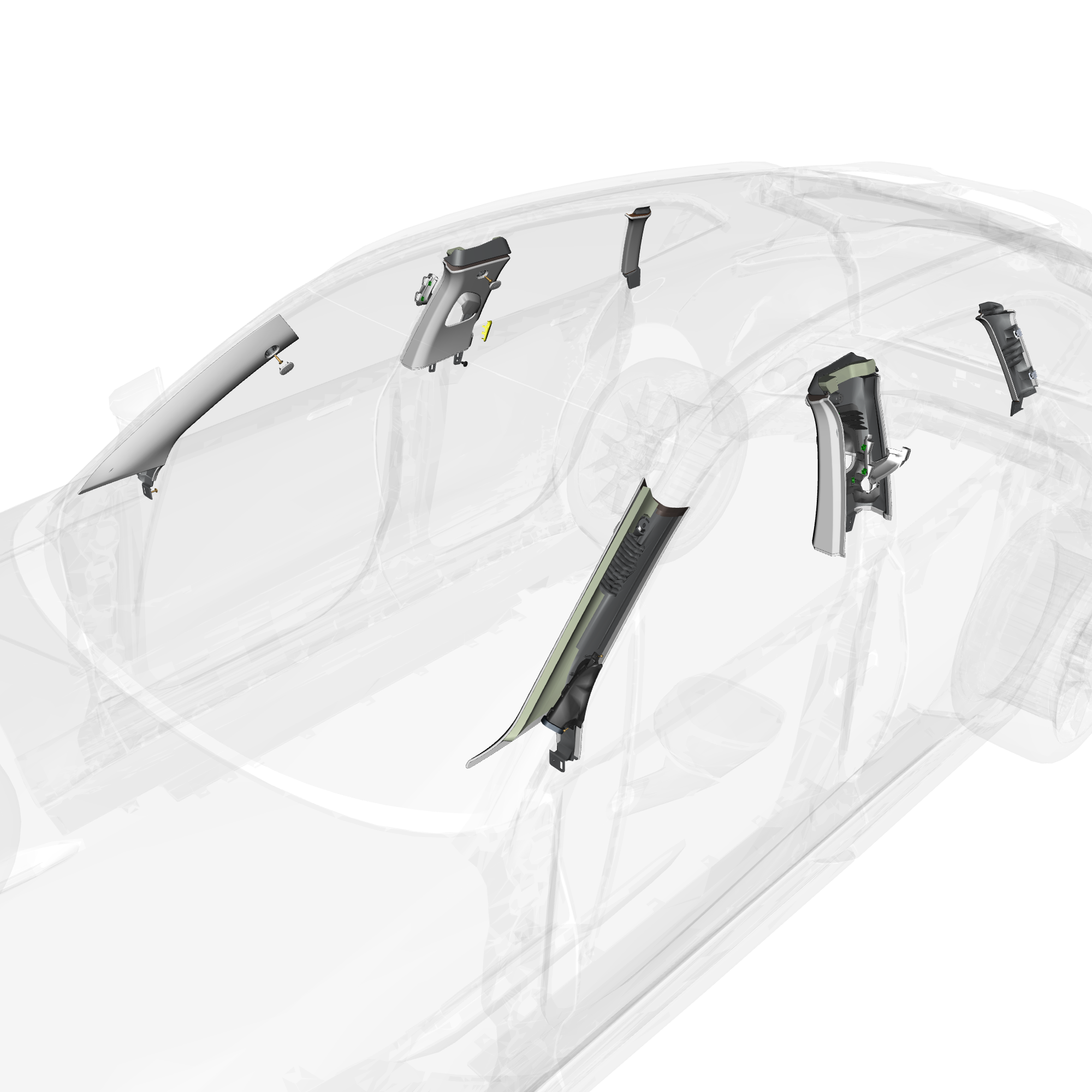 car:DBX,item_no:,quantity:1.0,reference:DBX_PartsCatalogue-300405 Pillar Trims