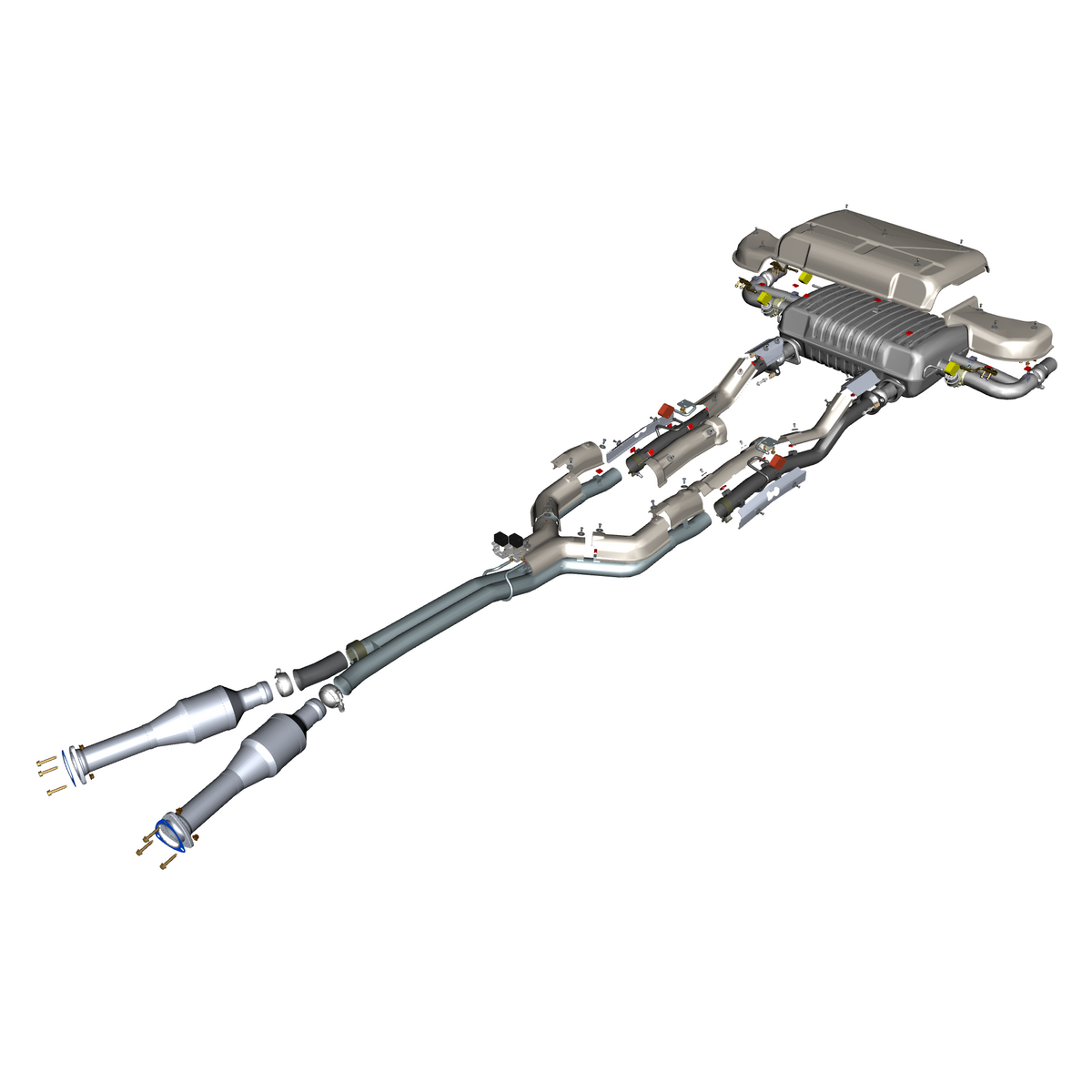 car: TARAF,item_no: nan,quantity: 4,reference: TARAF_PartsCatalogue-090500-01 Exhaust Pipes & Shields