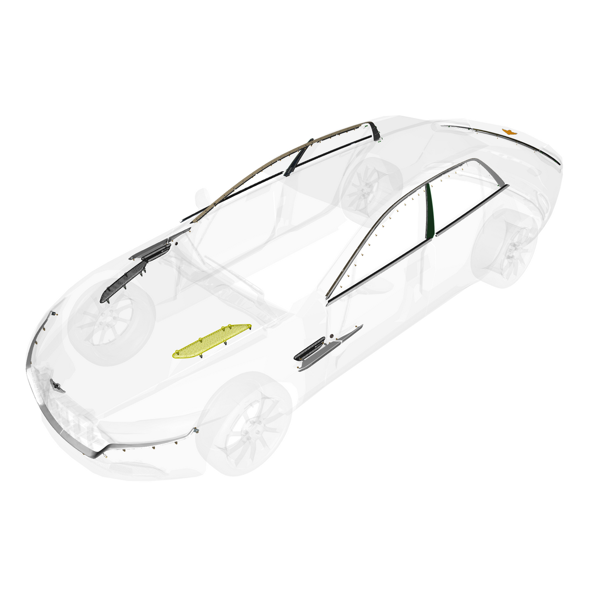 car: TARAF,item_no: nan,quantity: 1.0,reference: TARAF_PartsCatalogue-010803-01 Exterior Trim