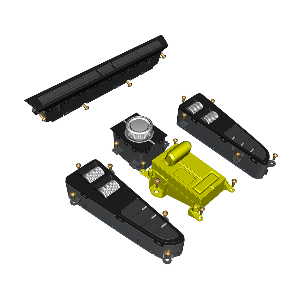 car: VANQUISH,item_no: nan,quantity: 1.0,reference: VANQUISH_25_PartsCatalogue-180304 Console Mounted Switches