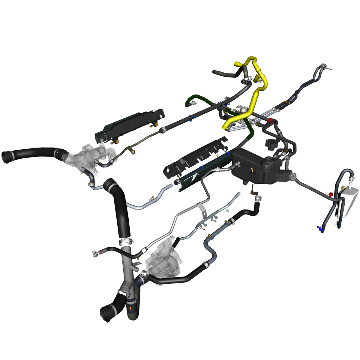 car:taraf,item_no:,quantity:1,reference:taraf_partscatalogue-030300-01 coolant hoses & reservoir