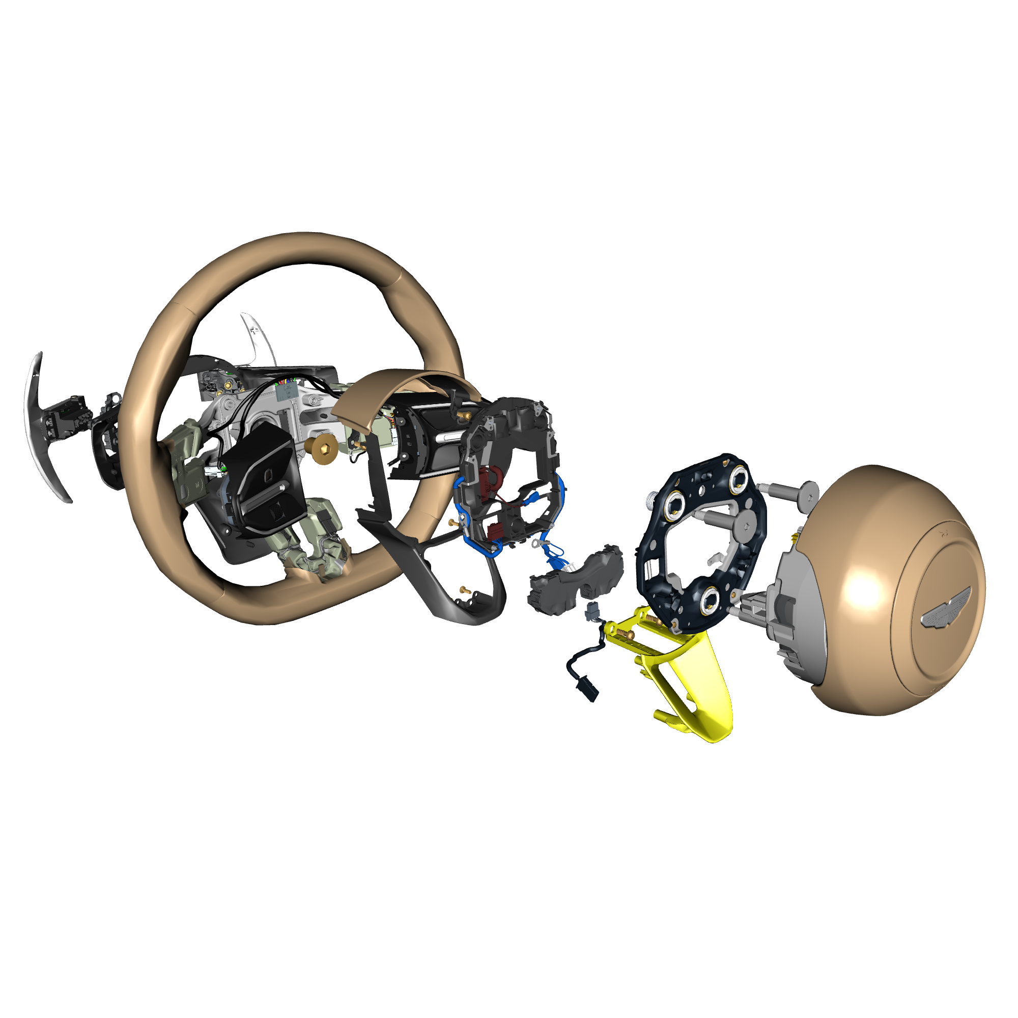 car: DBX,item_no: nan,quantity: 1,reference: DBX_PartsCatalogue-230500 Steering Wheel