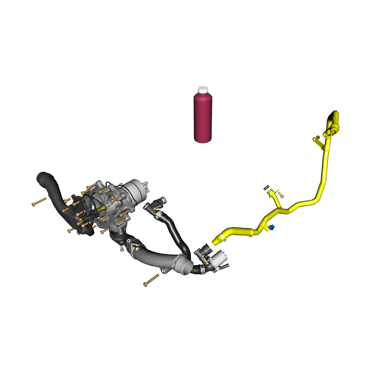 car: DB12,item_no: nan,quantity: 1,reference: DB12_24_PartsCatalogue-032106-20 Coolant Pump & Lines