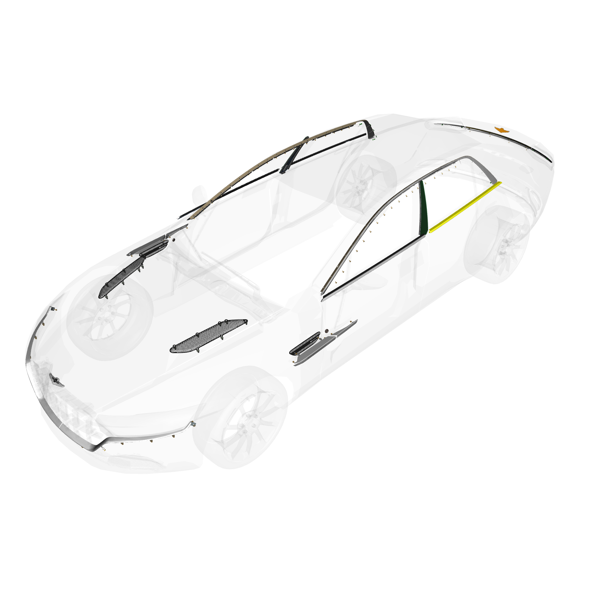 car: TARAF,item_no: nan,quantity: 1.0,reference: TARAF_PartsCatalogue-010803-01 Exterior Trim