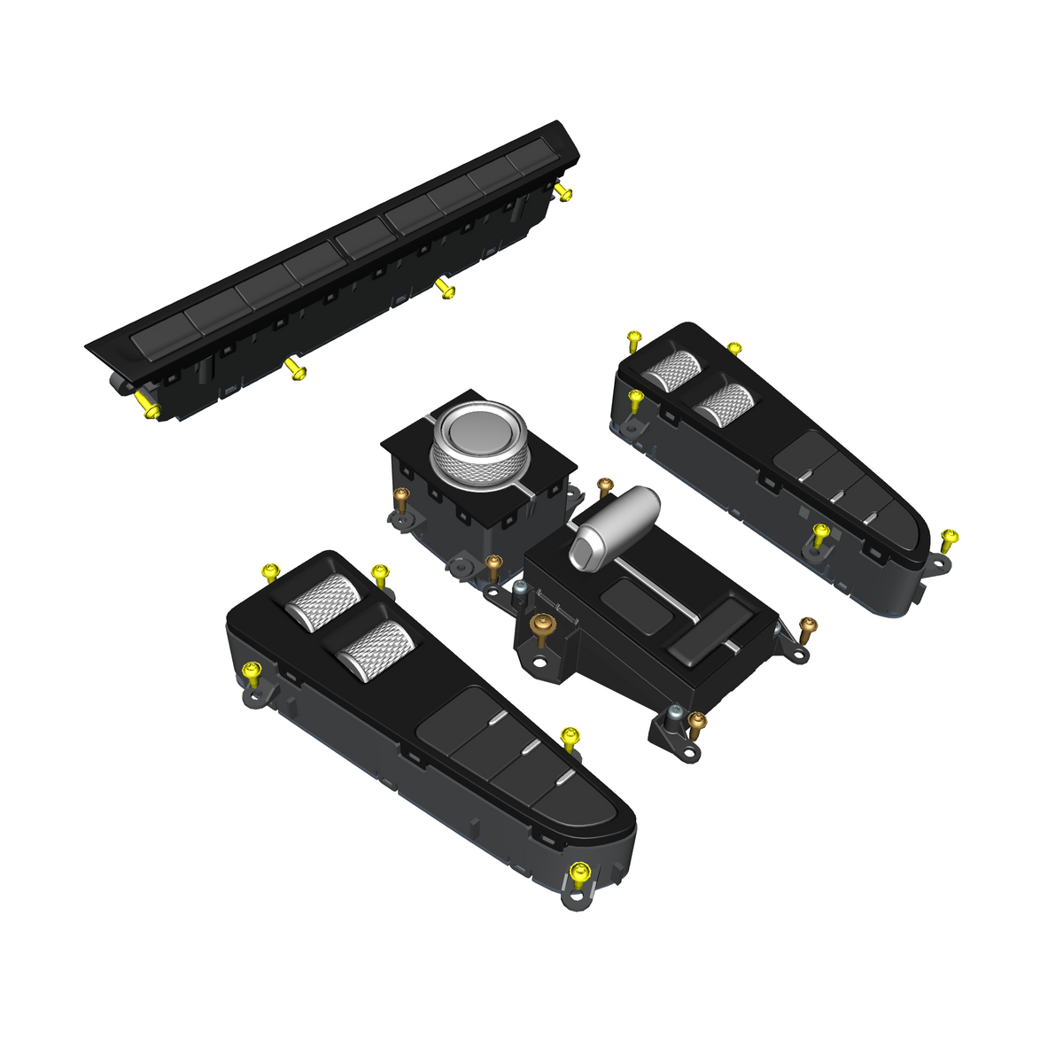 car:VANQUISH,item_no:,quantity:14.0,reference:VANQUISH_25_PartsCatalogue-180304 Console Mounted Switches