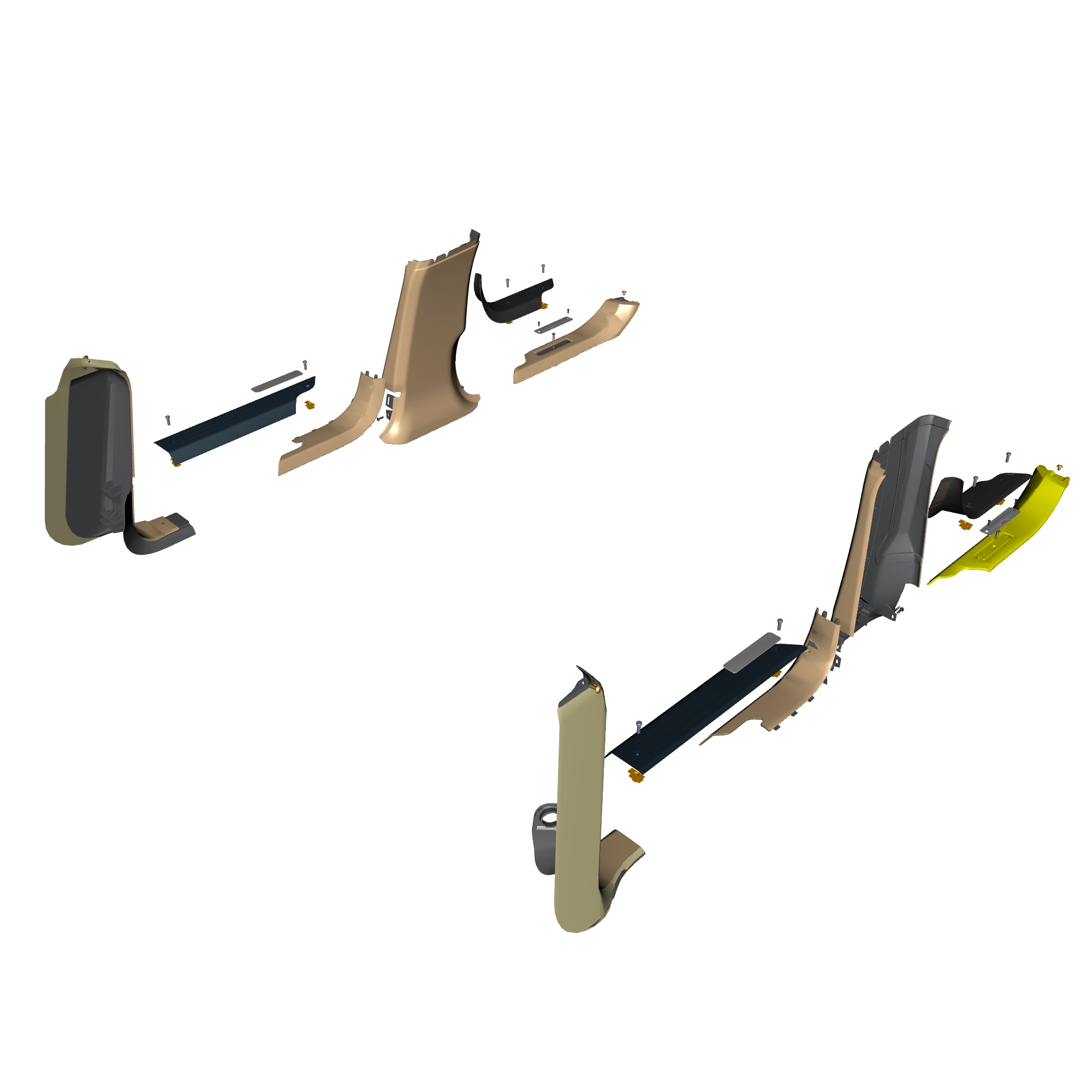 car: TARAF,item_no: nan,quantity: 1,reference: TARAF_PartsCatalogue-010510-01 Lower Pillar & Sill Trim