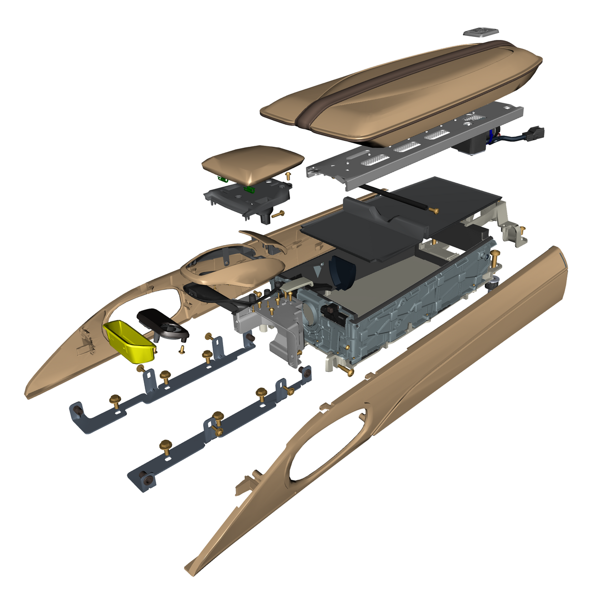 car: DBS,item_no: nan,quantity: 1,reference: DBS_19_PartsCatalogue-011216-10 Console & Armrest