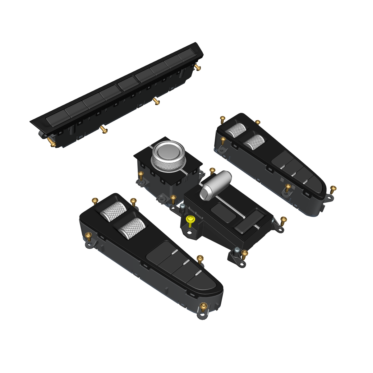 car:VANQUISH,item_no:,quantity:2.0,reference:VANQUISH_25_PartsCatalogue-180304 Console Mounted Switches