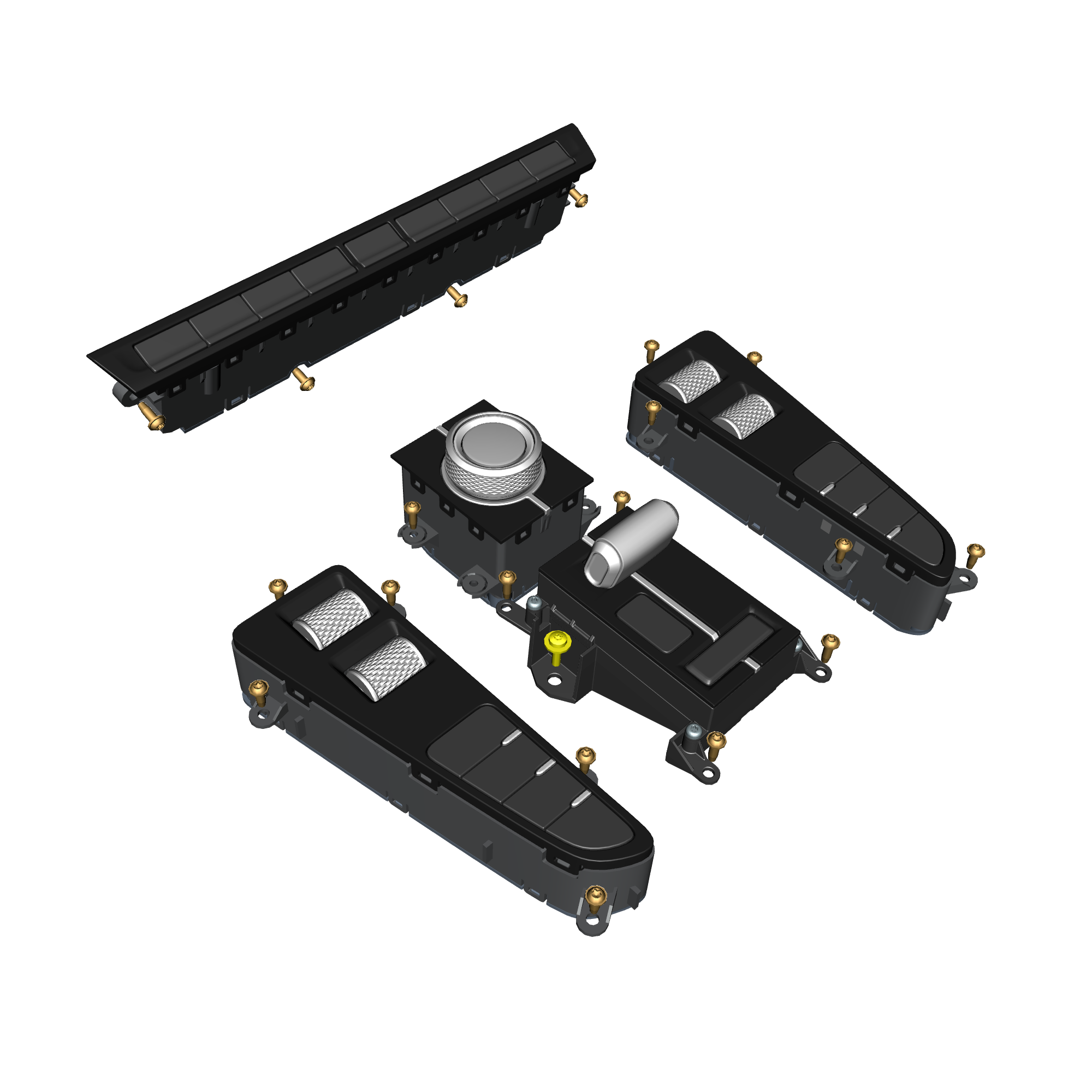 car:VANQUISH,item_no:,quantity:2.0,reference:VANQUISH_25_PartsCatalogue-180304 Console Mounted Switches