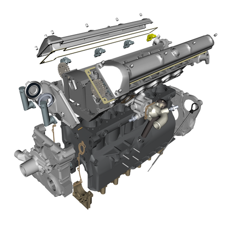 car: DB4 GTZ,item_no: nan,quantity: 2,reference: DB4GTZ_PartsCatalogue-032103-10 Engine Structure