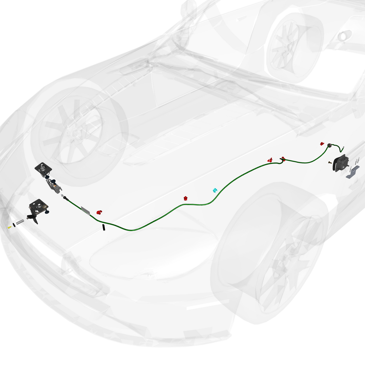 car: VANTAGE V12S,item_no: nan,quantity: 1,reference: VANTAGE_V12S_PartsCatalogue-011403-01 Bonnet Latch System