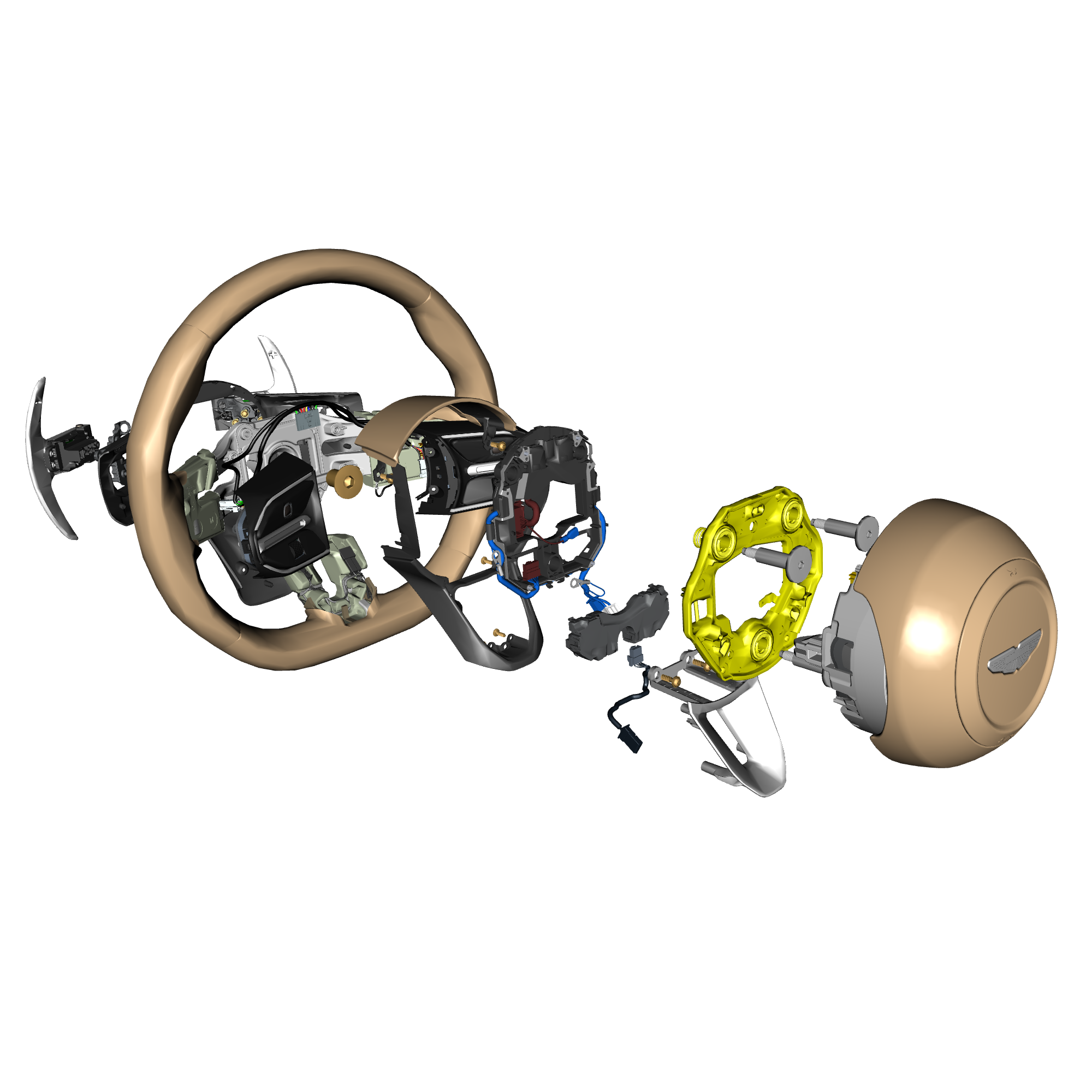 car: DBX,item_no: nan,quantity: 1,reference: DBX_PartsCatalogue-230500 Steering Wheel