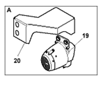 image 3 of bracket,fog lamp - rh