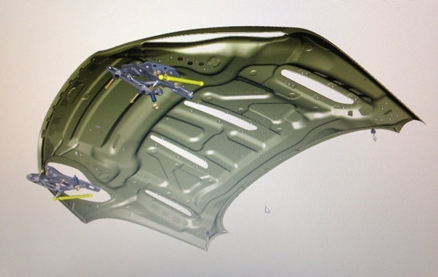 Image of FRONT GAS BONNET HOOD STRUT
