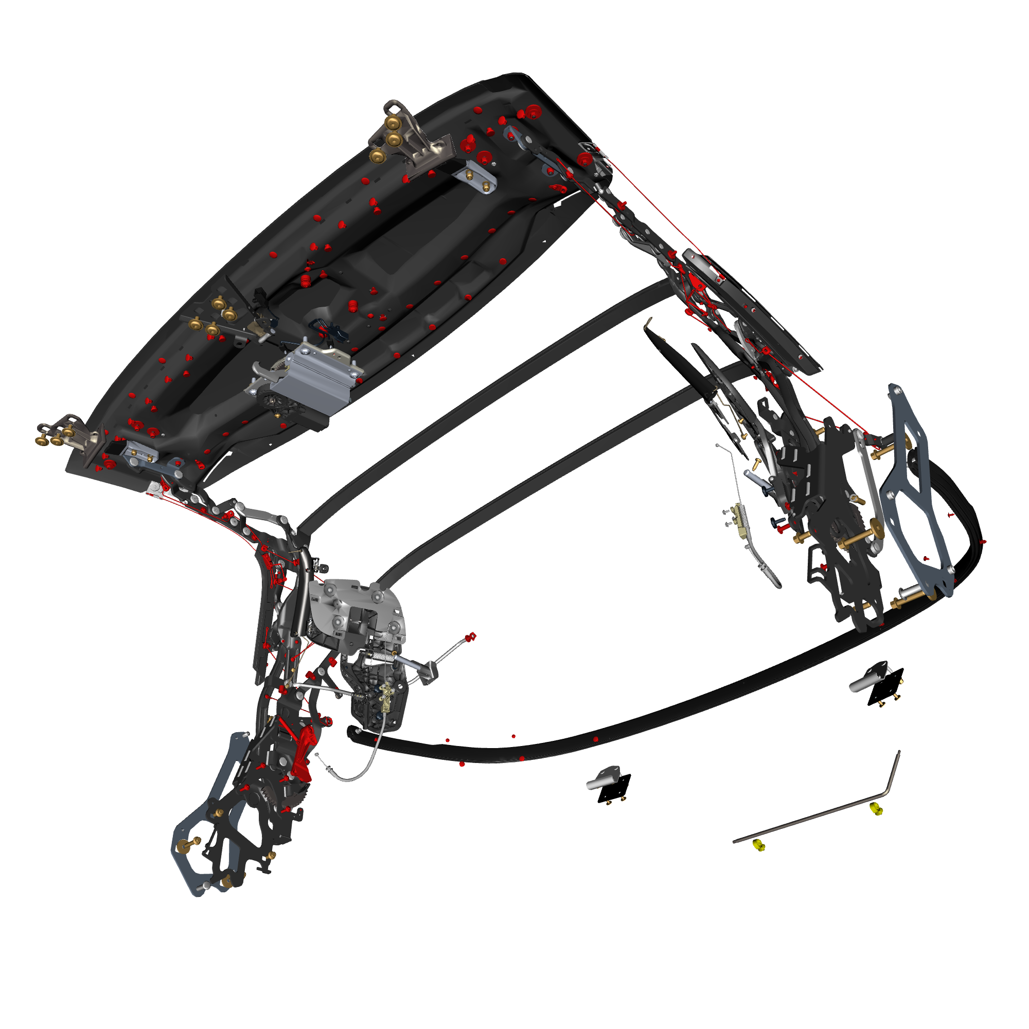 car:VANTAGE,item_no:,quantity:2.0,reference:VANTAGE_19_PartsCatalogue-011701-10 Roof Mechanisms