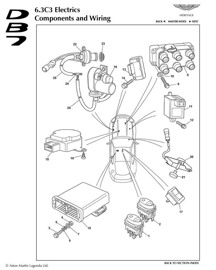car: DB7 95,item_no: 23,quantity: 1,reference: DB7_95_1-DB7_95_6.3c.3