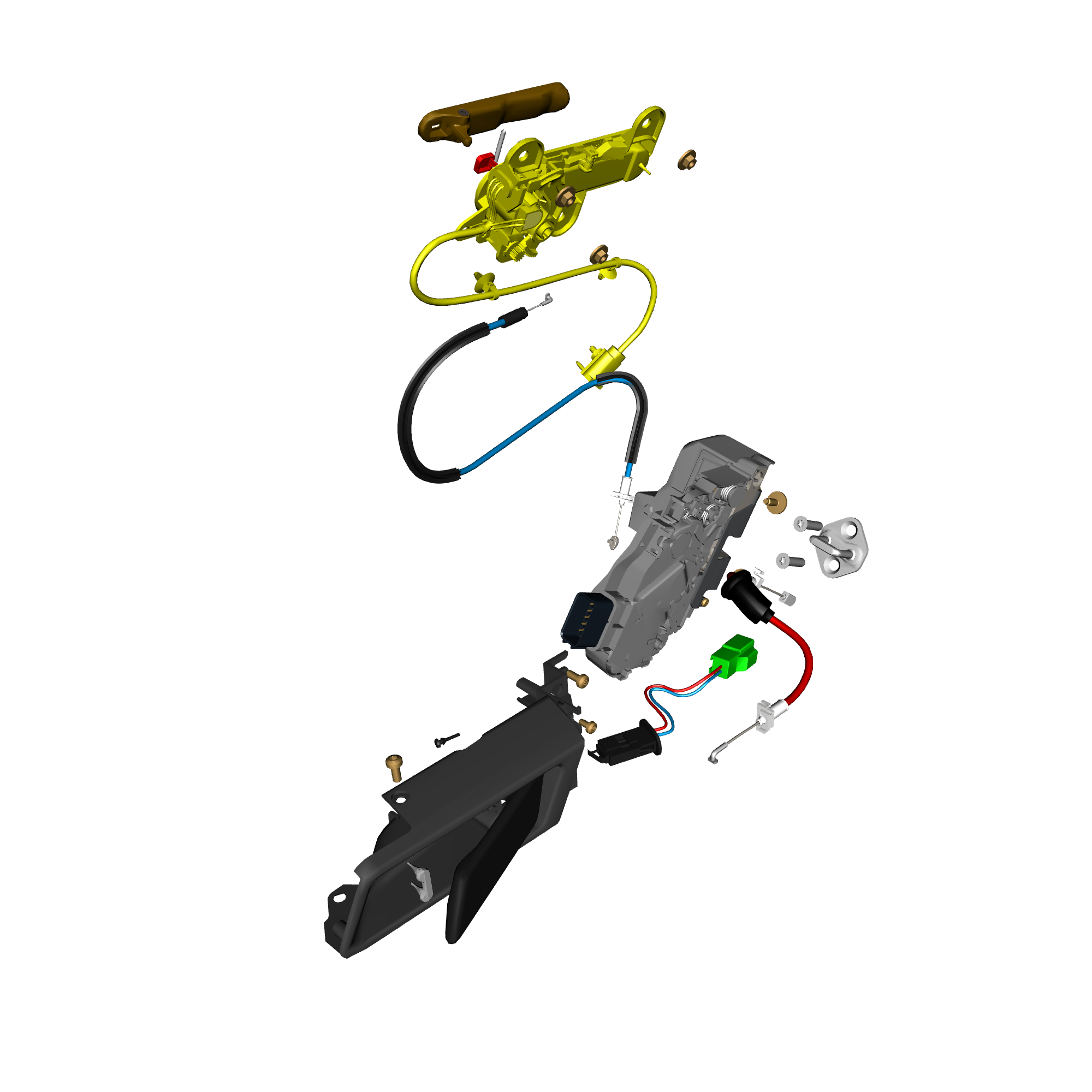 car: TARAF,item_no: nan,quantity: 2,reference: TARAF_PartsCatalogue-011404-02 Door Latch System Rear