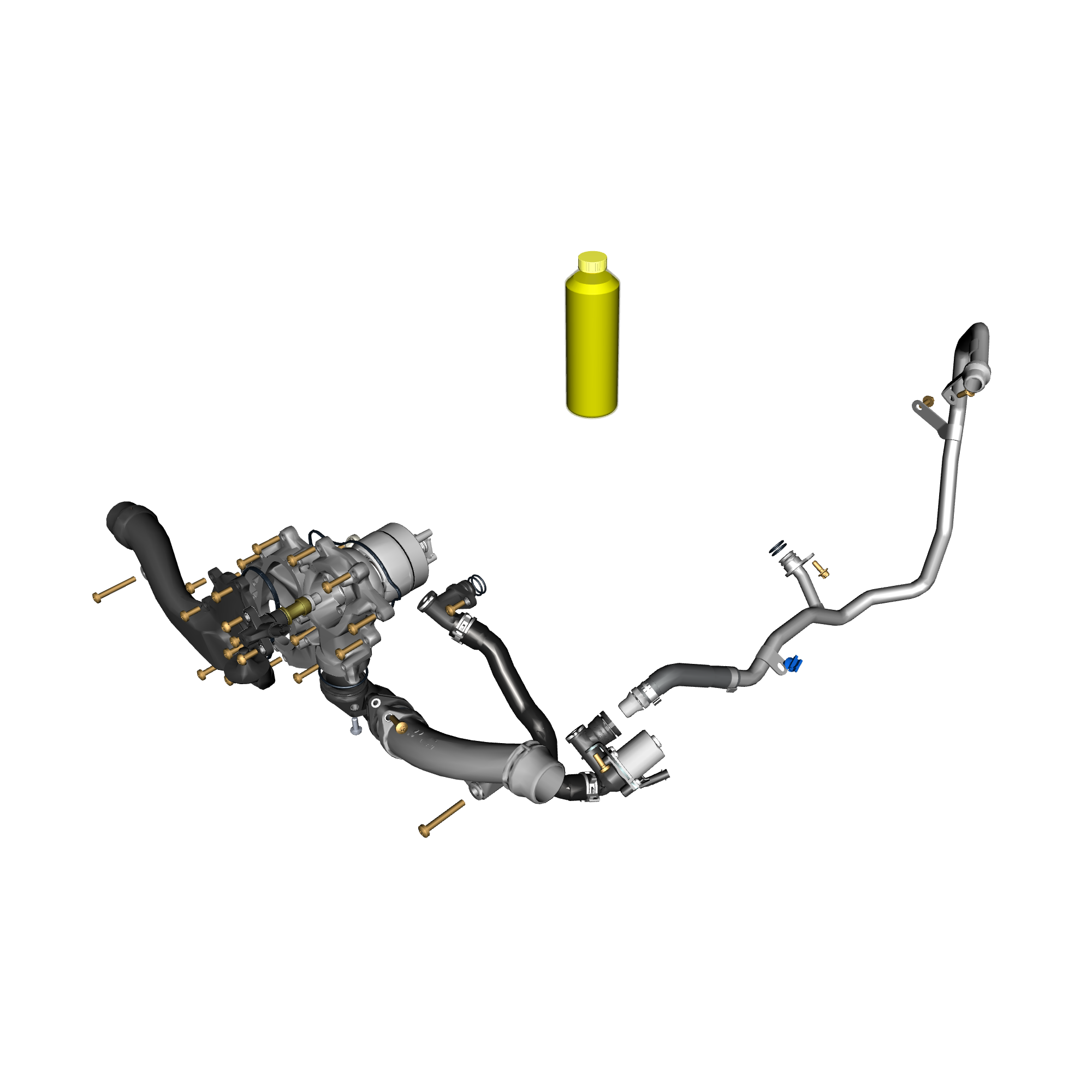 car: DB12,item_no: nan,quantity: A/R,reference: DB12_24_PartsCatalogue-032106-20 Coolant Pump & Lines