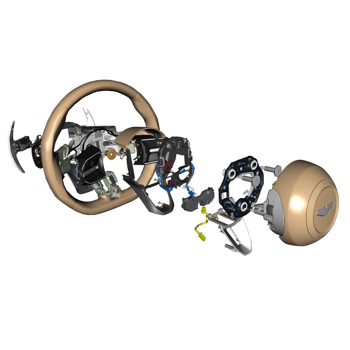 car: DBX,item_no: nan,quantity: 1,reference: DBX_PartsCatalogue-230500 Steering Wheel