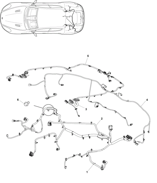 Image of TAILGATE HARNESS LEFT HAND SIDE