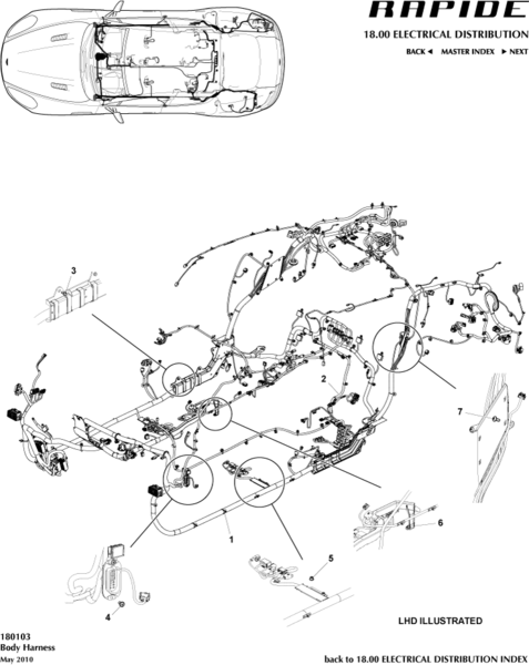Image of REAR SEAT HEATING HARNESS ASSEMBLY