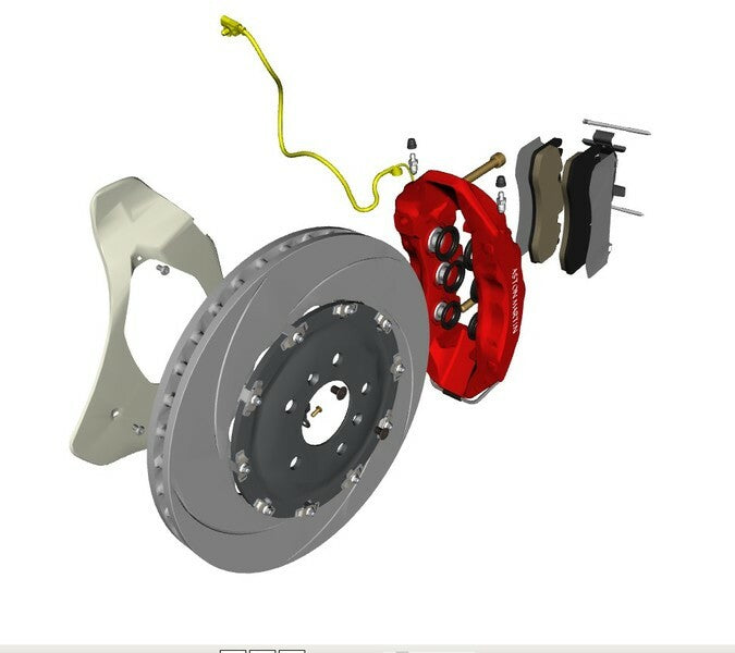 Image of FRONT BRAKE PAD WEAR LEAD INDICATOR LEAD