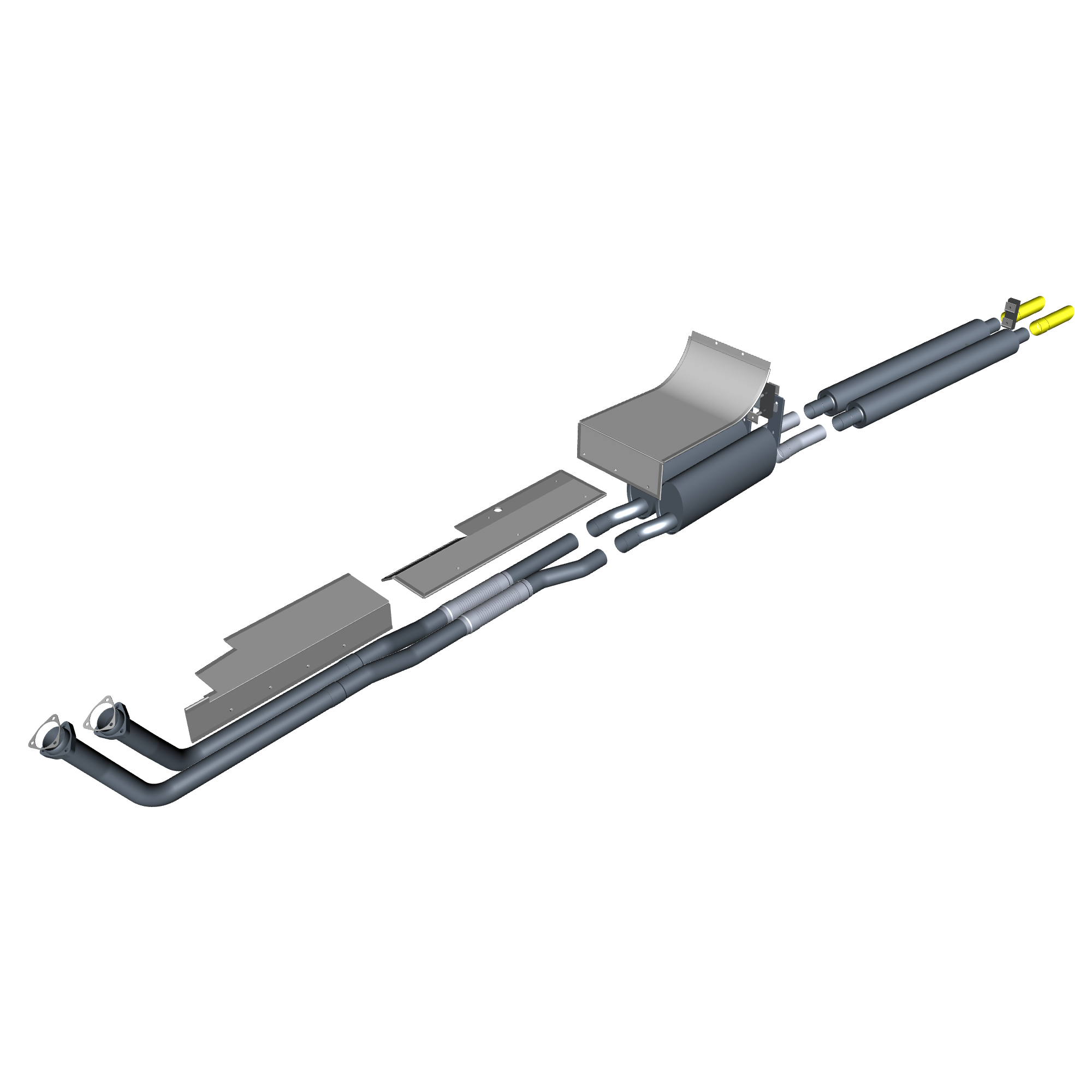 car: DB5 GF,item_no: nan,quantity: 2,reference: DB5GF_PartsCatalogue-540201-10 Exhaust System