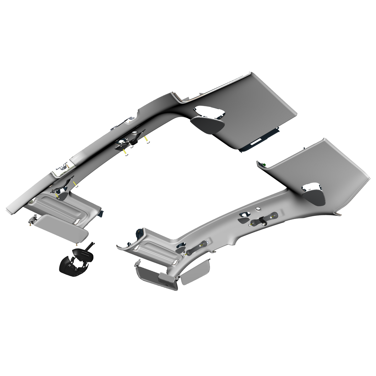car:DBX,item_no:,quantity:8.0,reference:DBX_PartsCatalogue-300403 Headliner Assembly