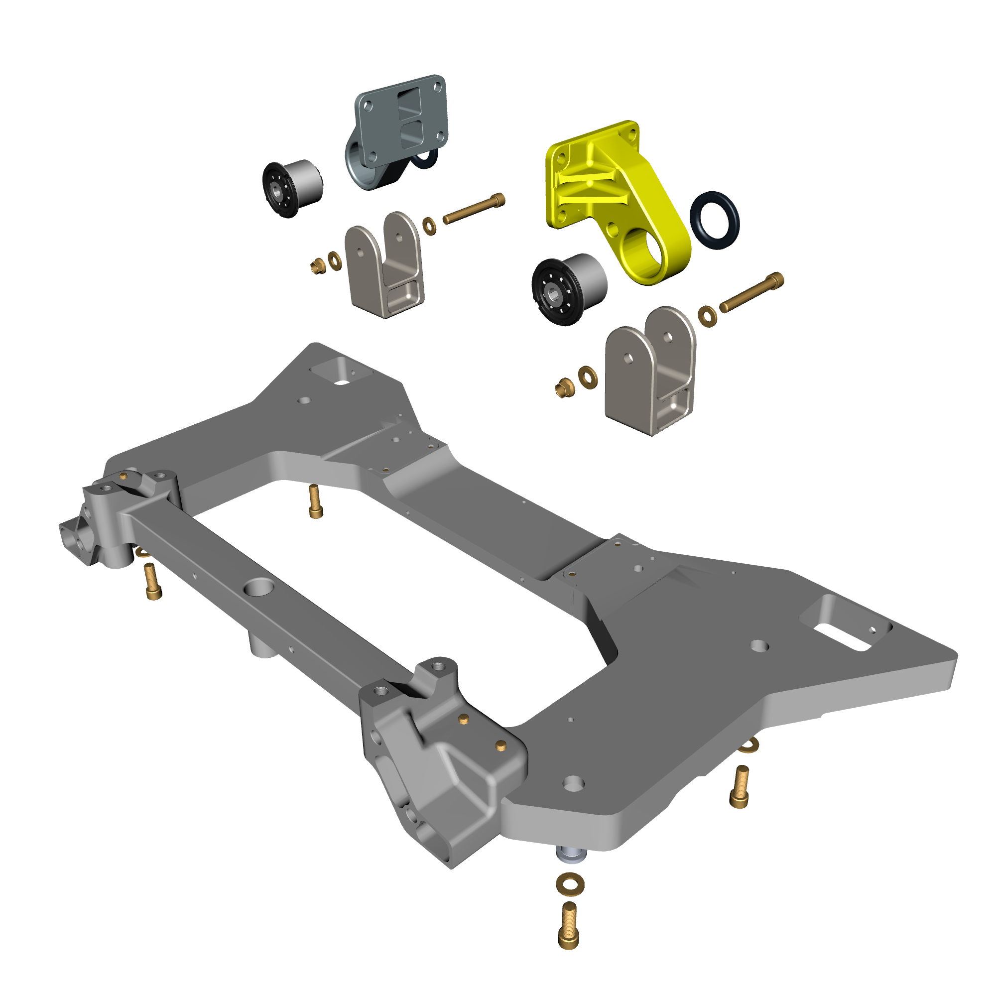 car: VULCAN,item_no: nan,quantity: 1,reference: VULCAN_PartsCatalogue-020103-01 Front Subframe
