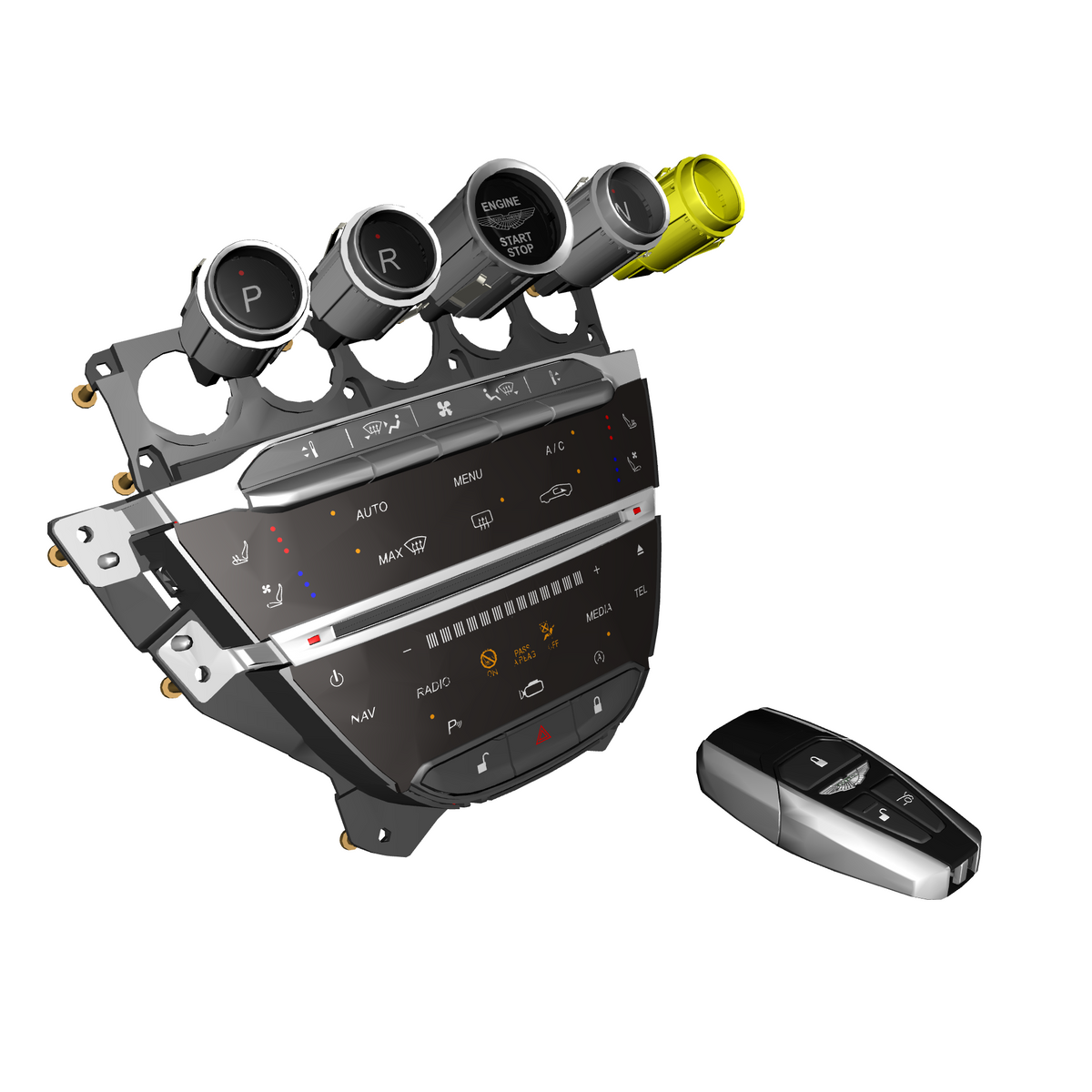 car: DBS,item_no: nan,quantity: 1.0,reference: DBS_19_PartsCatalogue-180301-10 Centre Stack Switches