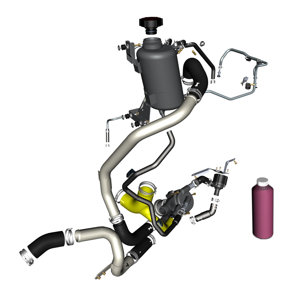 car: VALKYRIE,item_no: nan,quantity: 1,reference: VALKYRIE_PartsCatalogue-030304-00 Reservoir and Hoses