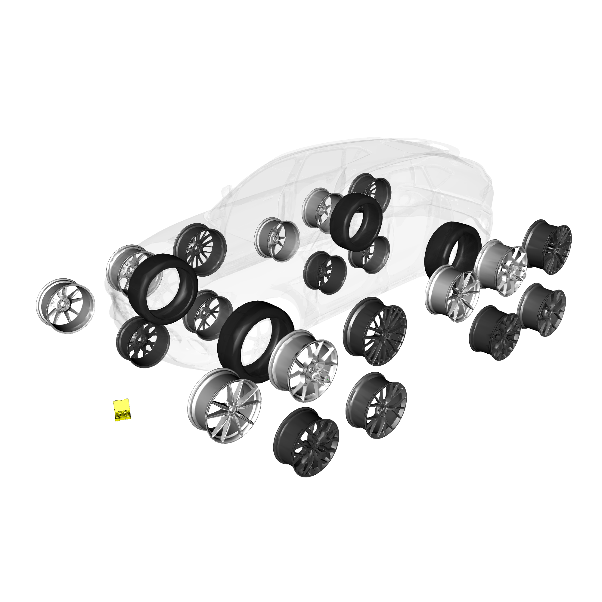 car: DBX,item_no: nan,quantity: 1,reference: DBX_PartsCatalogue-420100 Wheels & Tyres