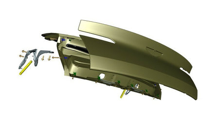 Image of REAR TRUNK BOOT GAS STRUT - COUPE