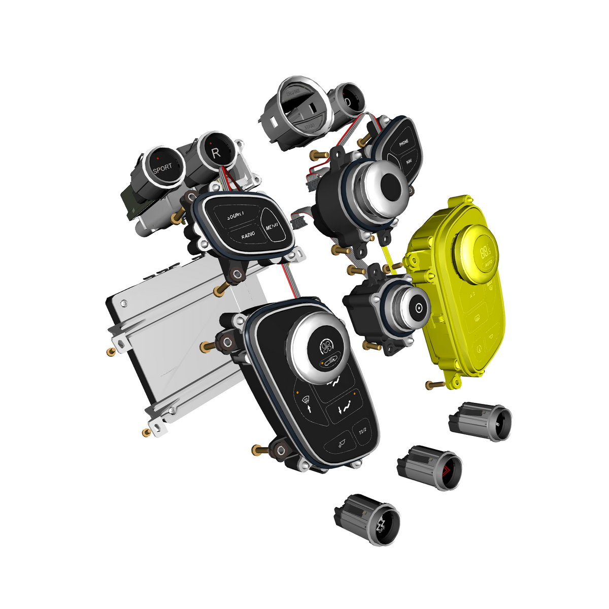 car: VANTAGE V12S,item_no: nan,quantity: 1.0,reference: VANTAGE_V12S_PartsCatalogue-180304-01 Centre Stack Switches 'S' & GT12 16MY