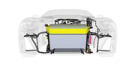 Image of CENTRE LOW TEMP RADIATOR ASSEMBLY - V12