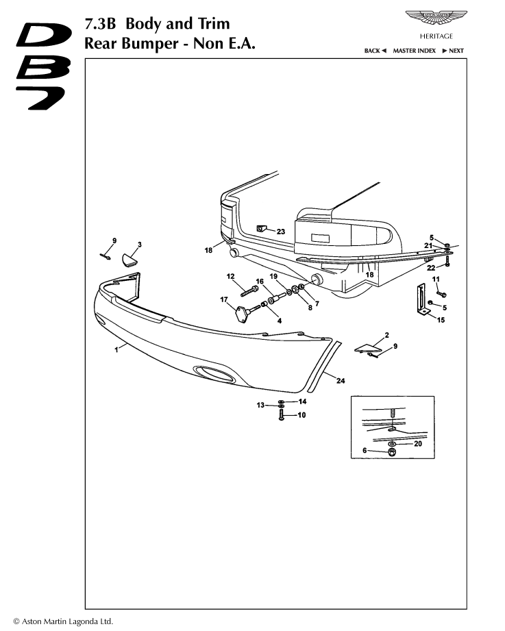 car: DB7 97,item_no: 24,quantity: 1,reference: DB7_97_1-DB7_97_7.3b
