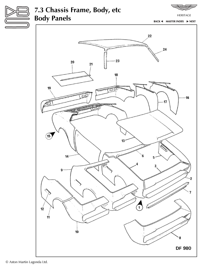 car: DBS 67,item_no: 22,quantity: 1,reference: DBS_67_1-DBS_67_7.3