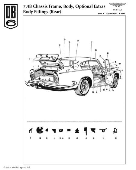 car: DB6,item_no: nan,quantity: A/R,reference: DB6_1-DB6_7.4B