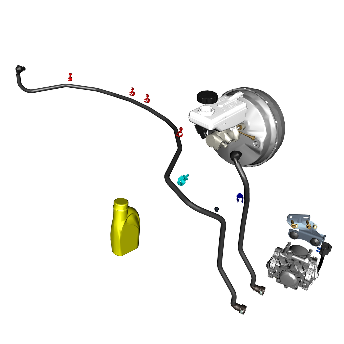 car:DBS ZAGATO,item_no:,quantity:A/R,reference:DBS_ZAGATO_PartsCatalogue-060700-10 Power Brake