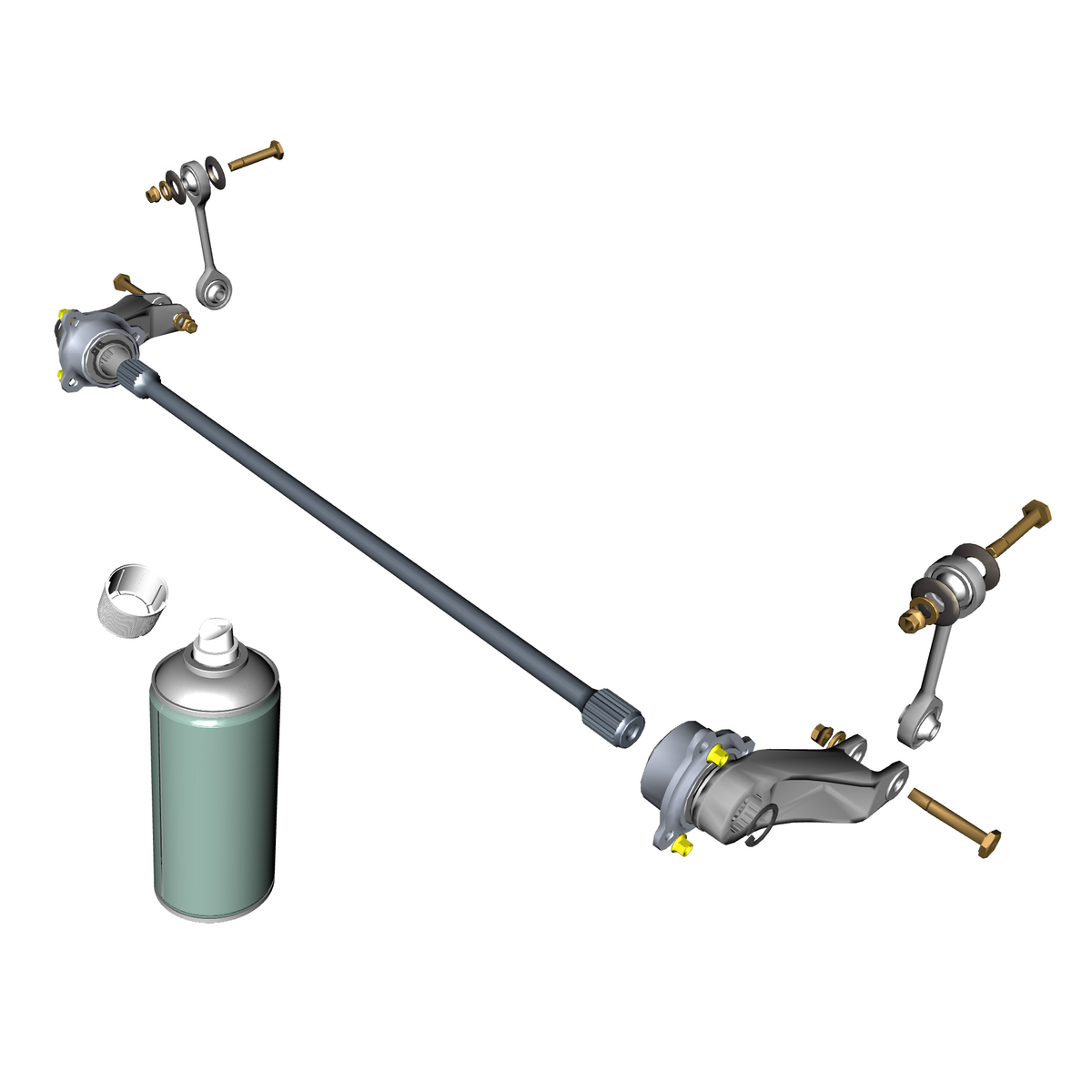 car: VALKYRIE,item_no: nan,quantity: 6,reference: VALKYRIE_PartsCatalogue-040204-10 Rear Stabiliser