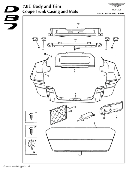 car: DB7 97,item_no: 4,quantity: 1,reference: DB7_97_1-DB7_97_7.8e