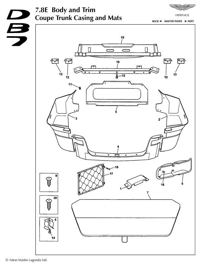 car: DB7 97,item_no: -,quantity: 1,reference: DB7_97_1-DB7_97_7.8e