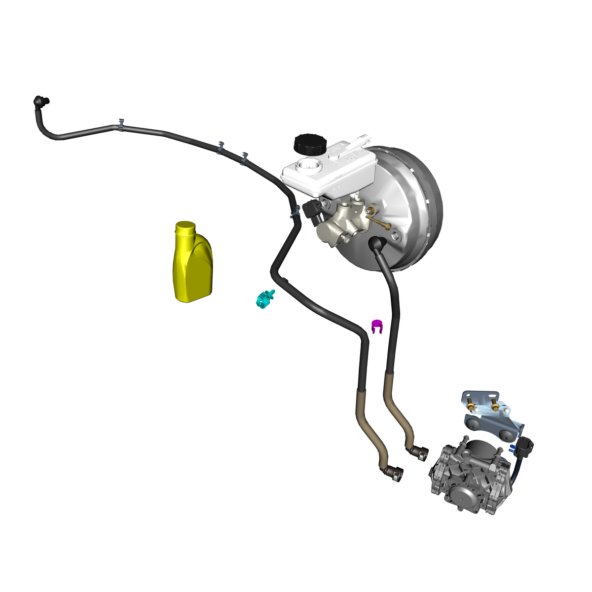 car:VANQUISH,item_no:,quantity:A/R,reference:VANQUISH_25_PartsCatalogue-060700 Power Brake